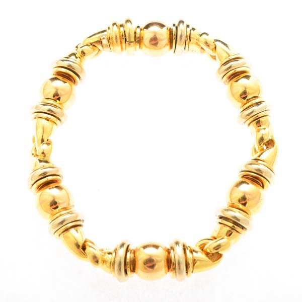 18k Tricolor Gold Bracelet. (1 of 4)