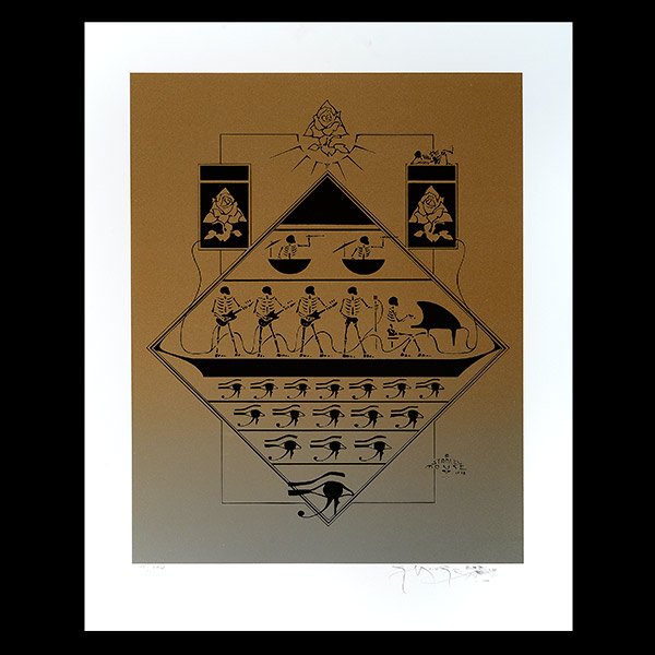 STANLEY MOUSE Three "Greatful Dead" Silkscreens. (1 of 6)