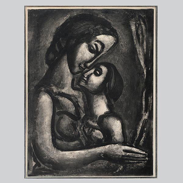 GEORGES ROUAULT "Mother and Child" Etching, French Art (1 of 5)