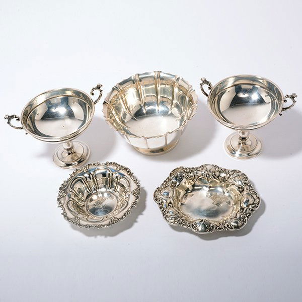 Five Sterling Silver Hollowwares (1 of 9)