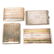 Three Sterling & Gold Inlaid Cigarette Cases and an