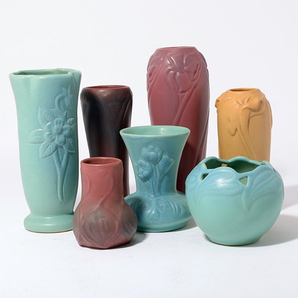 Seven Van Briggle Art Pottery Vases (1 of 6)