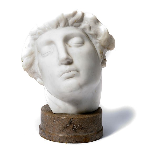 Italian Carrara Marble Bust of Adonis (1 of 5)