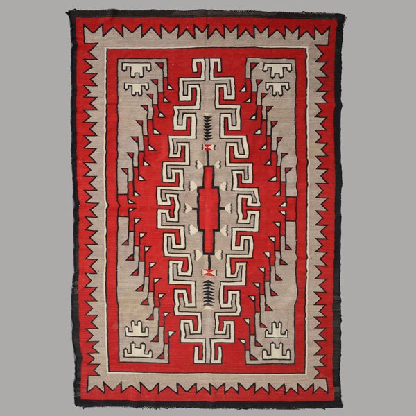 Large Navajo Two Grey Hills Rug (1 of 4)