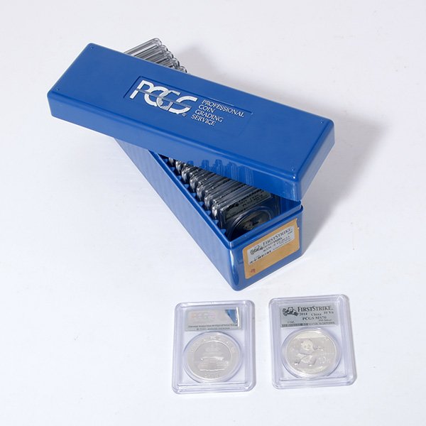 Lot of 20 China Panda 10 Yuan Silver Coins, 2014. (1 of 2)