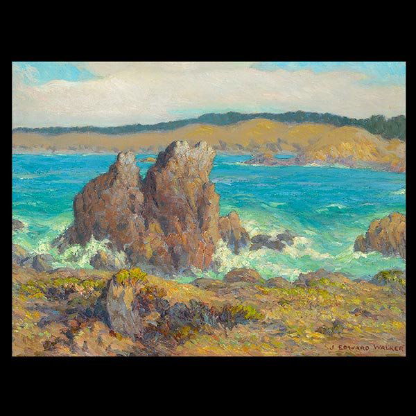 J. EDWARD WALKER, California Coastal, Oil (1 of 5)