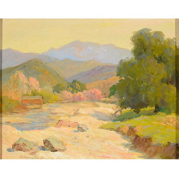 EDWIN DAWES "Mountainscape" Oil, California Art (1 of 5)