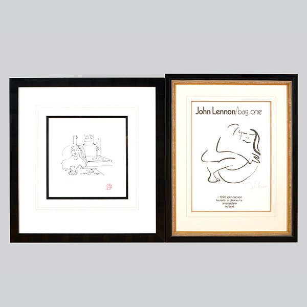 LENNON & ONO "Morning Coffee" Litho & "Bag One" Poster. (1 of 5)