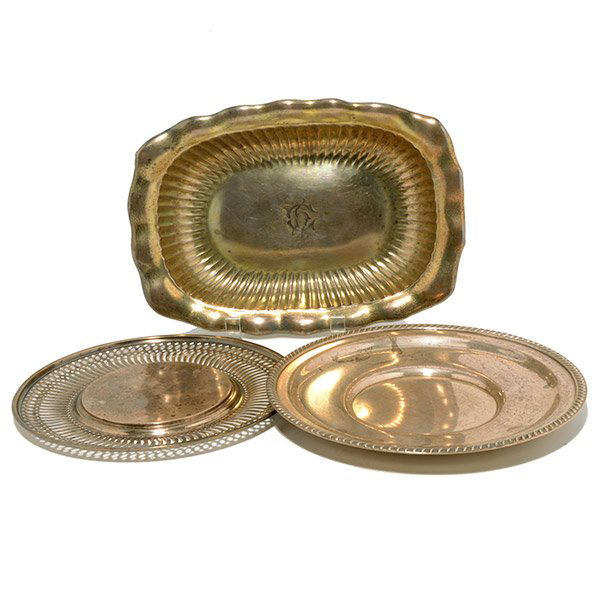 Whiting Sterling Gadrooned Bowl with Ruffle Rim and Two (1 of 10)