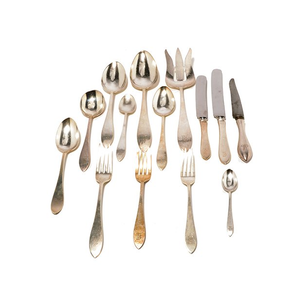 Set of Porter Blanchard Sterling Silver Flatware (1 of 7)