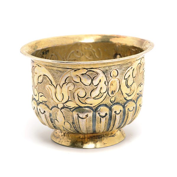 Antique Silver Gilt Footed Salt/Cup (1 of 5)