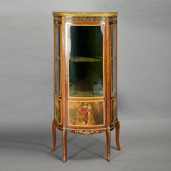 Louis XV Style Vernis Martin Style China Cabinet (1 of 4)