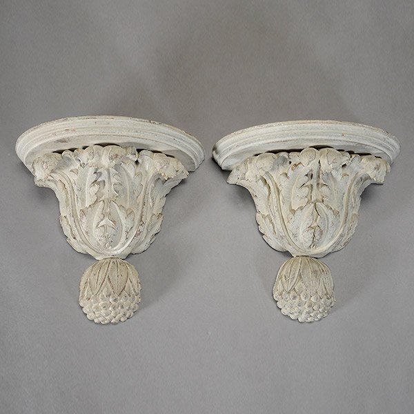 Pair of Louis XVI Style Wall Brackets, Late 18th/Early (1 of 4)
