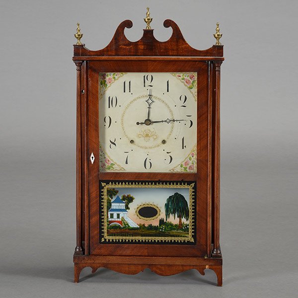 Seth Thomas Pillar and Scroll Shelf Clock with (1 of 4)