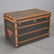 Malles Goyard Steamer Trunk with interior and exterior