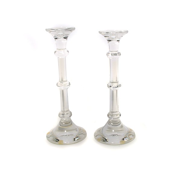 Pair of Val St. Lambert Crystal Candlesticks (1 of 5)