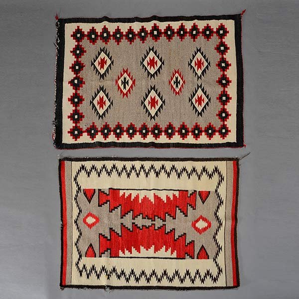 Two Navajo Two Grey Hills Rugs (1 of 5)