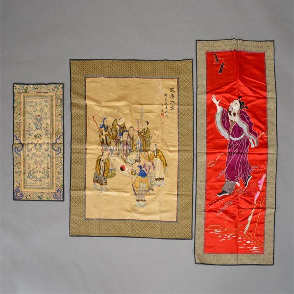 Three Embroidered Panels (1 of 5)