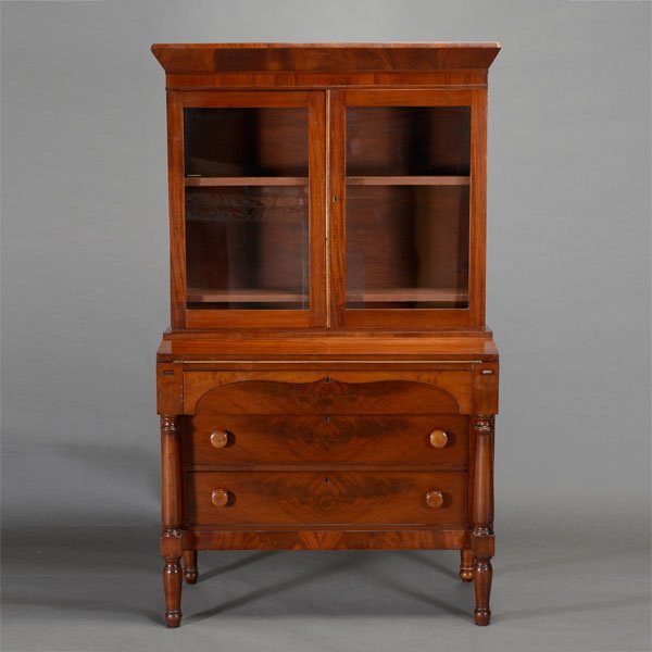 Empire Style Secretary Bookcase (1 of 6)