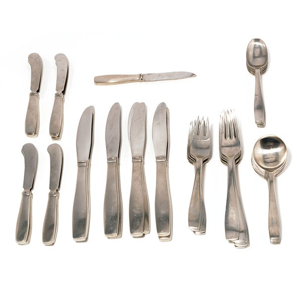 Georg Jensen Plata Stainless Steel Flatware Service (1 of 8)