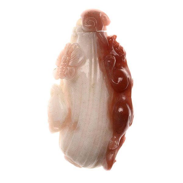 A Fruit-Form Carnelian Snuff Bottle (1 of 5)