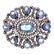 Victorian Sapphire, Diamond, Silver-Topped, 14k Yellow