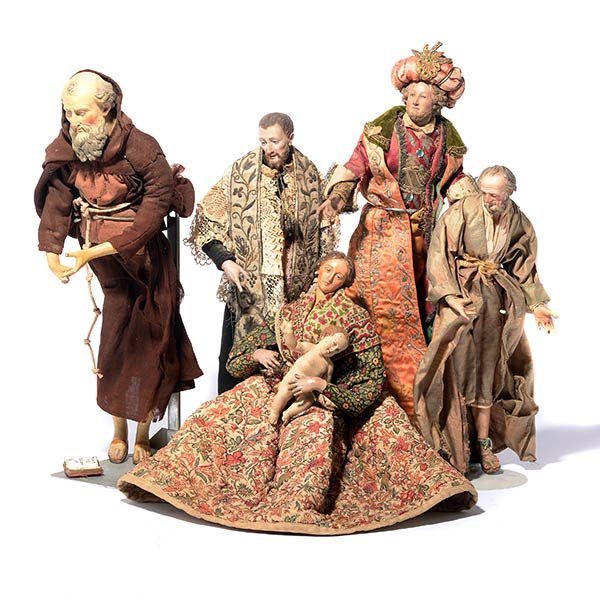 Collection of Six Neapolitan Creche Figures (1 of 5)