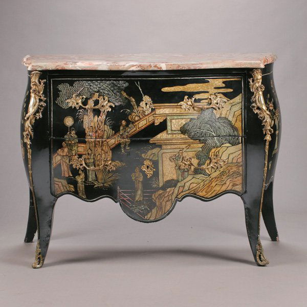 Louis XV Style Gilt Bronze Mounted Chinoiserie (1 of 1)