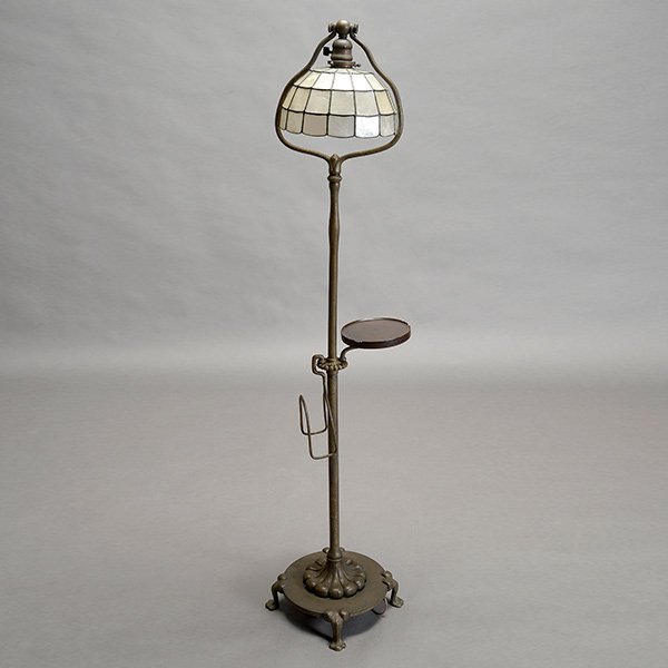 Tiffany Studios Smoking Lamp with Kapa Shade (1 of 8)