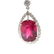Pair of Tourmaline, Diamond, 18k White Gold Earrings. - 3