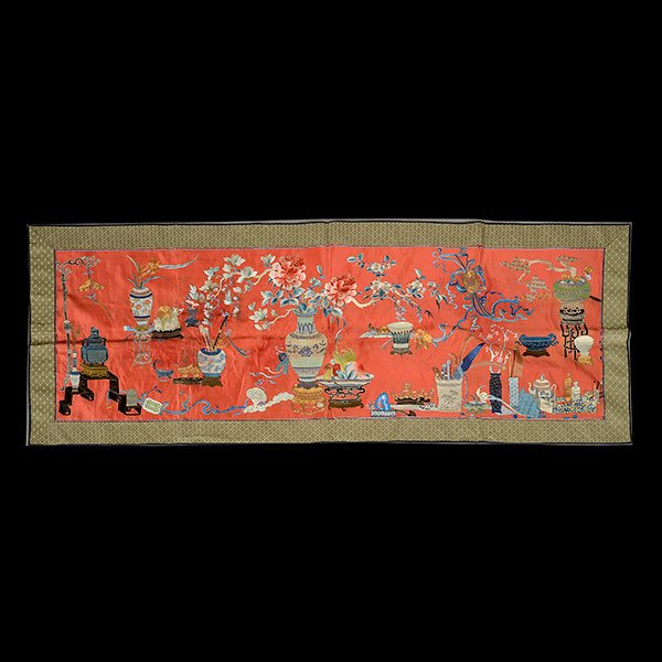 An Embroidered Panel of Antiques (1 of 4)