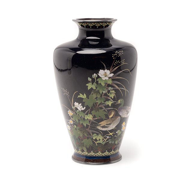 A Small Japanese CloisonnÈ Enamel Vase, Meiji Period (1 of 5)