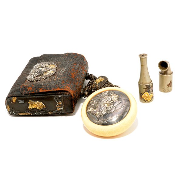 A Japanese Tobacco Pouch, Meiji Period (1 of 10)