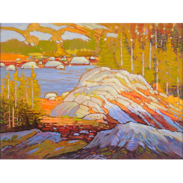 NICHOLAS BOTT, Evening Light Oil on Board Canadian Art (1 of 5)