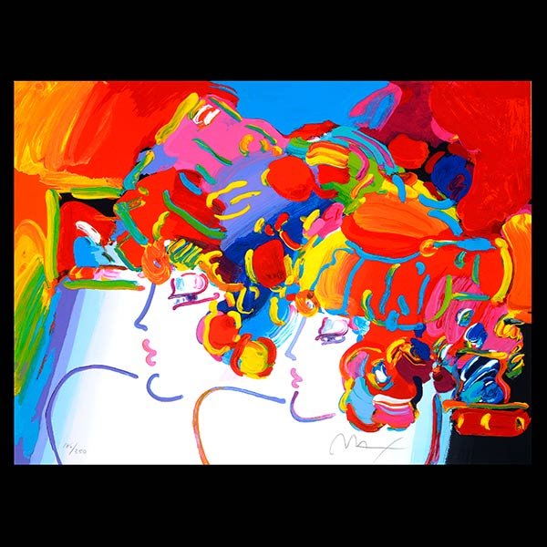 PETER MAX "Les Mondrian Ladies" Serigraph. (1 of 5)