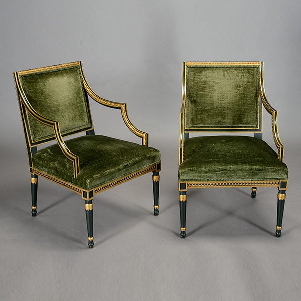 Pair of Regency Style Armchairs (1 of 4)