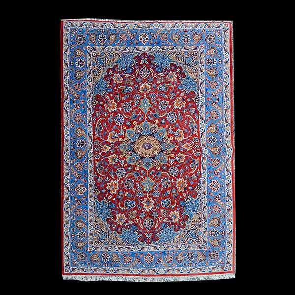 Nain Red Ground Rug: 3 feet 6 inches x 5 feet 4 inches (1 of 4)