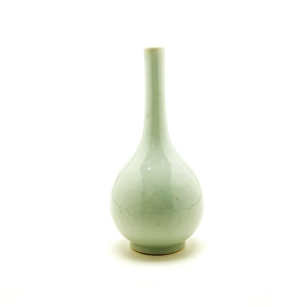 A Clair-de-Lune Glazed Bottle Vase, Qianlong Mark/19th (1 of 7)