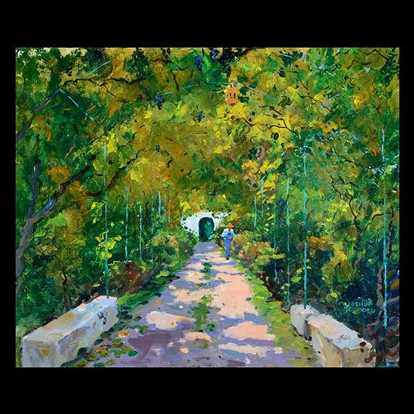 JOSHUA TOLFORD "Arbor Path" Oil on Canvas. (1 of 5)