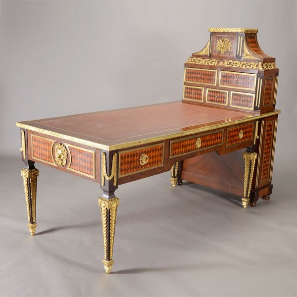 French Louis XVI Style Three Piece Bronze Mounted (1 of 4)