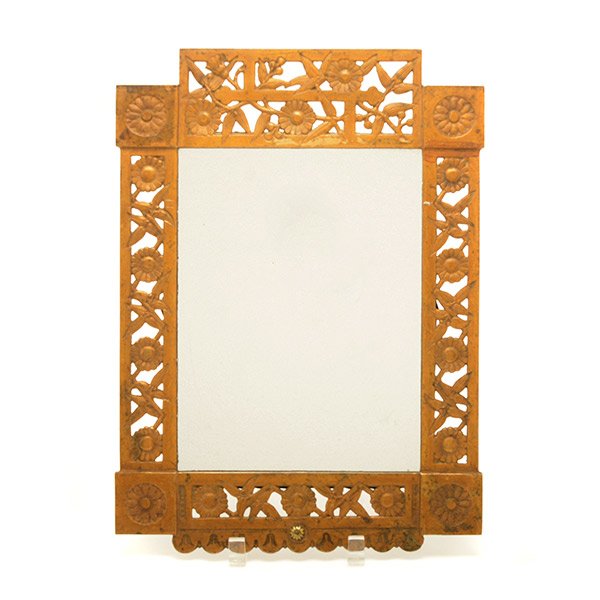 Victorian Aesthetic Movement Bronze Mirror (1 of 8)