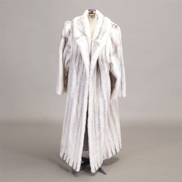Natural Russian Fur Full Length Coat (1 of 4)