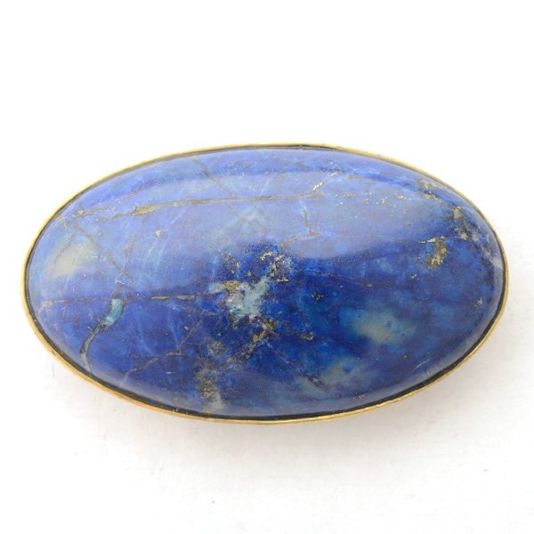 Lapis Lazuli, 10k Yellow Gold Buckle. (1 of 4)