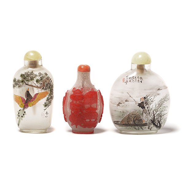 Three Glass Snuff Bottles (1 of 5)