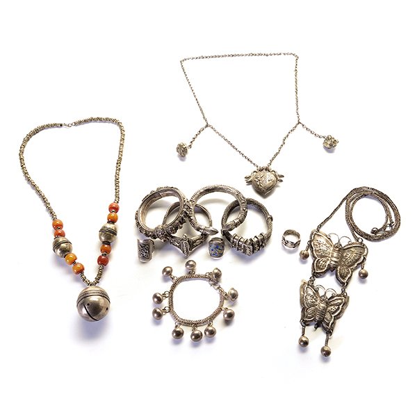 A Group of Asian Silver Accessories, Early 20th Century (1 of 5)