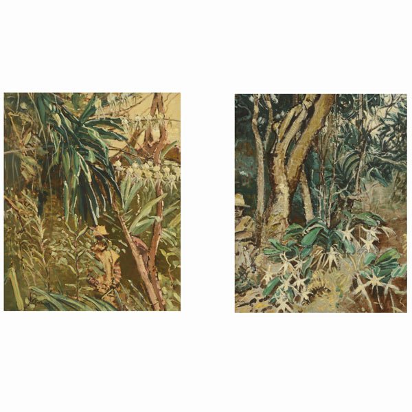 LORD PAUL METHUAN 2 Works Oil 1930 British Art. (1 of 5)