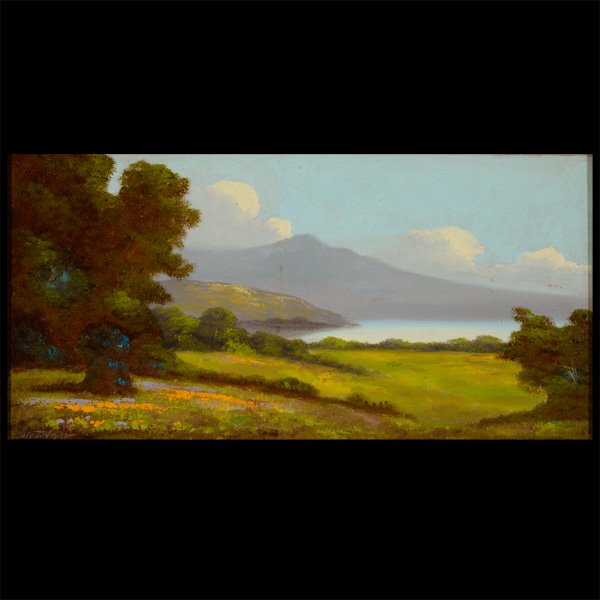 California School "Mount Tam" oil on canvas (1 of 5)