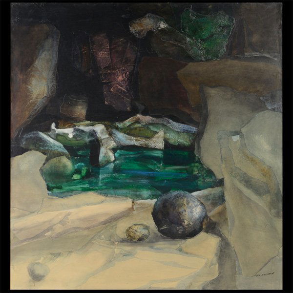 ALEXANDER NEPOTE "Green Pool Near the Abyss" Oil. (1 of 6)