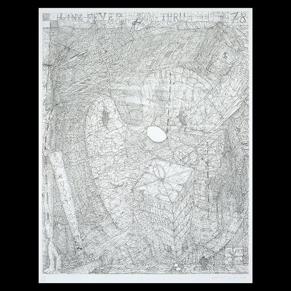 W.M.T. WILEY "Line Fever" Etching, American Art (1 of 7)