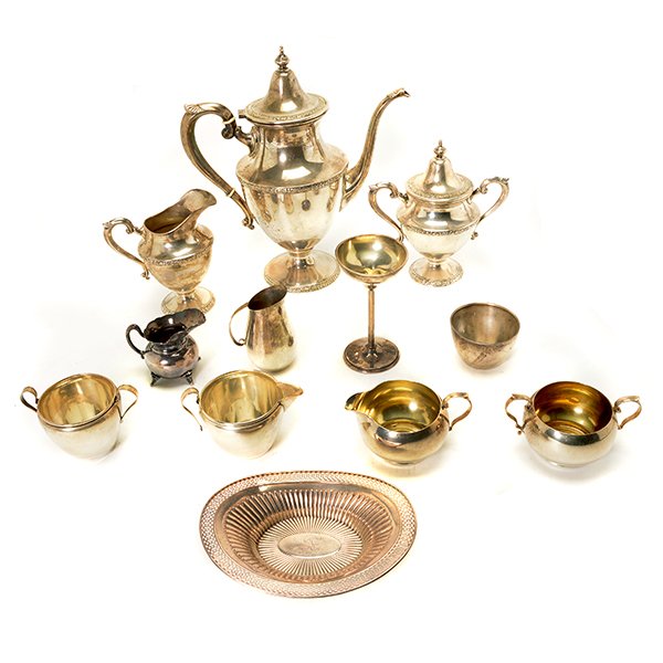 Art Craft Sterling Three Piece Coffee Service and a (1 of 10)